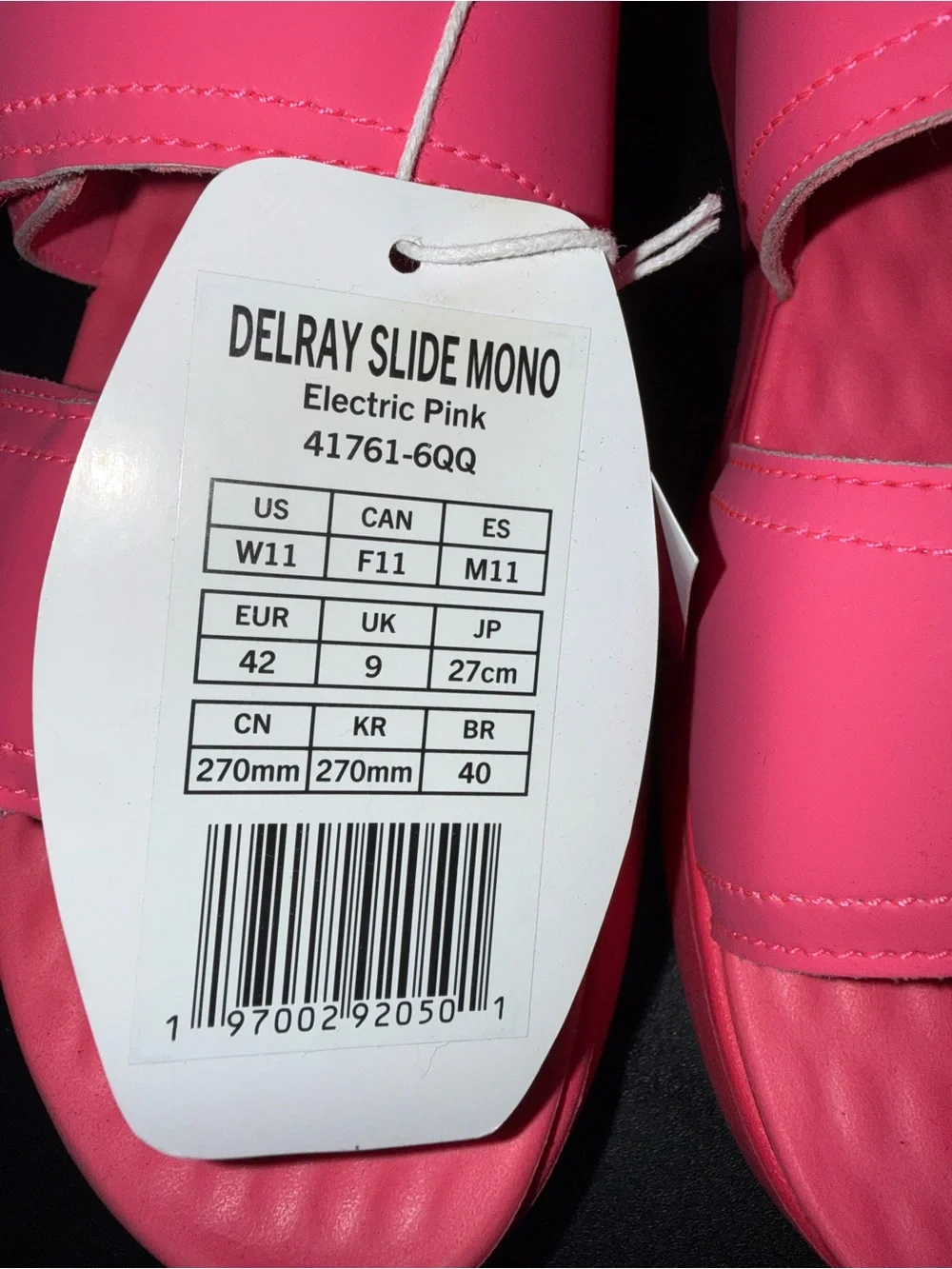 🆕 Hey Dude Delray Slide Platform Sandals Electric Pink Women’s Size 11
